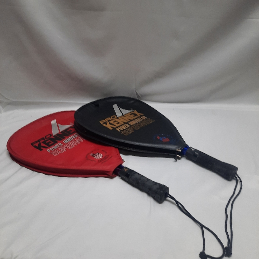 Vintage 90's Pro Kennex Power Innovator SuperWide Olympic training center racket